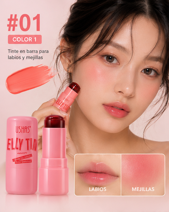 💗 Jelly Tint USHAS – Tinta Gelatina para Labios y Mejillas