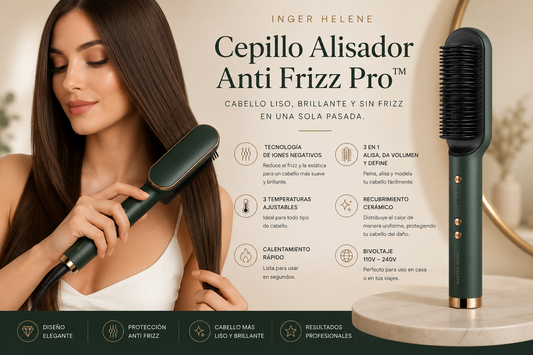 Cepillo Alisador Anti Frizz Pro™