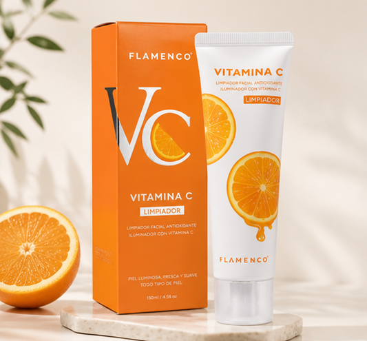 VitaGlow Cleanse - Limpiador Facial Iluminador con Vitamina C