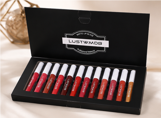 Velvet Muse – Set de 12 Labiales Mate