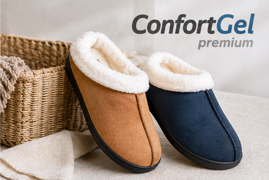 Confort Gel Premium™ | Pantuflas Ergonómicas Antifatiga