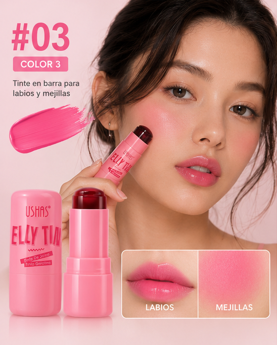 💗 Jelly Tint USHAS – Tinta Gelatina para Labios y Mejillas