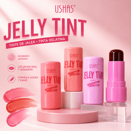 💗 Jelly Tint USHAS – Tinta Gelatina para Labios y Mejillas